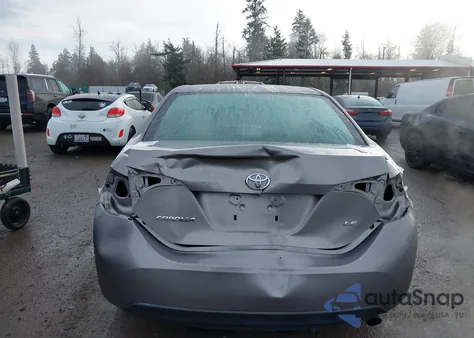 2016 Toyota Corolla Le Plus из США, поврежденный, VIN 5YFBURHE7GP412384